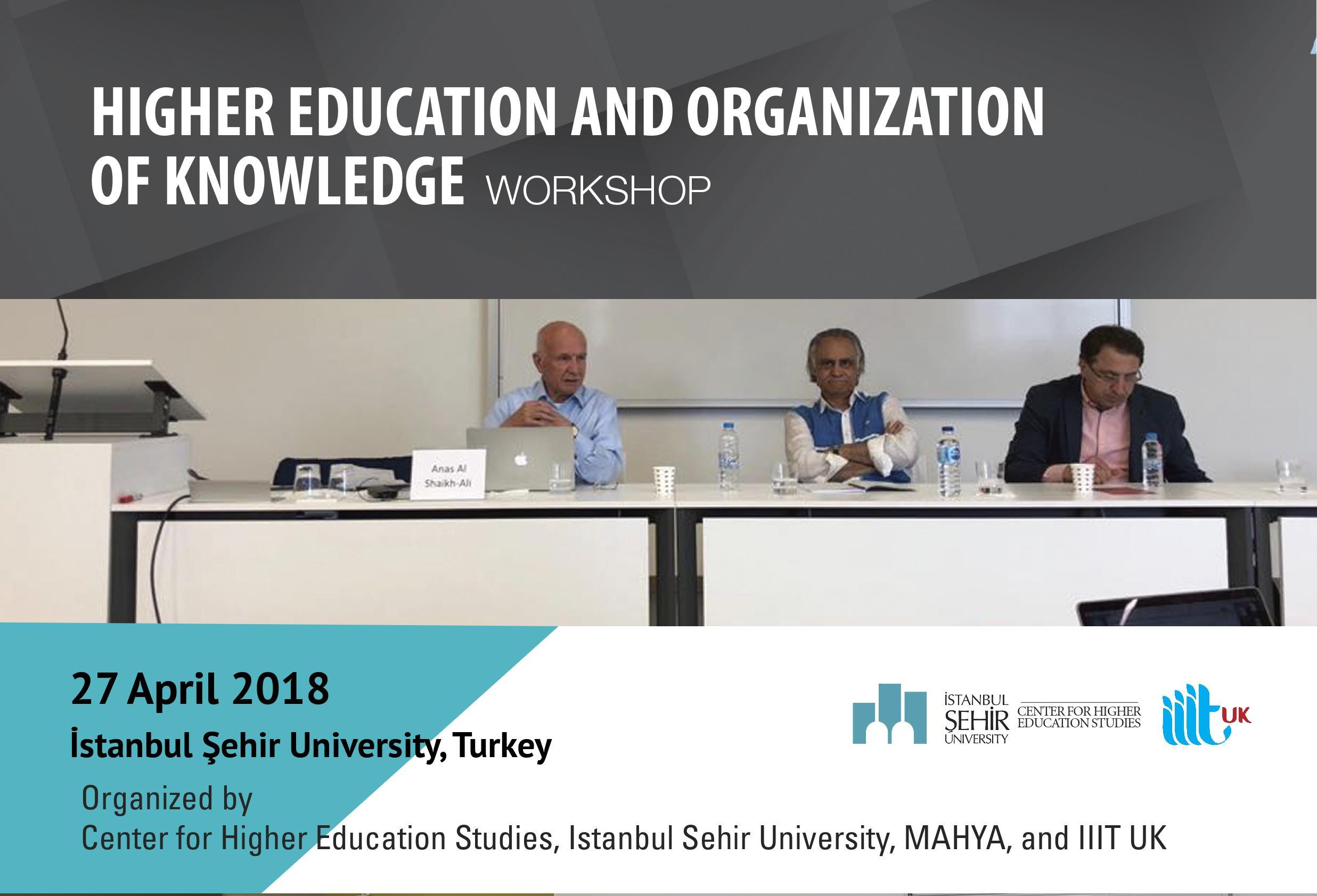Higher Education and Organisation of Knowledge Workshop
