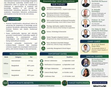Call for Paper – 2026 International Conference on Knowledge Integration and Educational Leadership (ICKIEL‑2026)