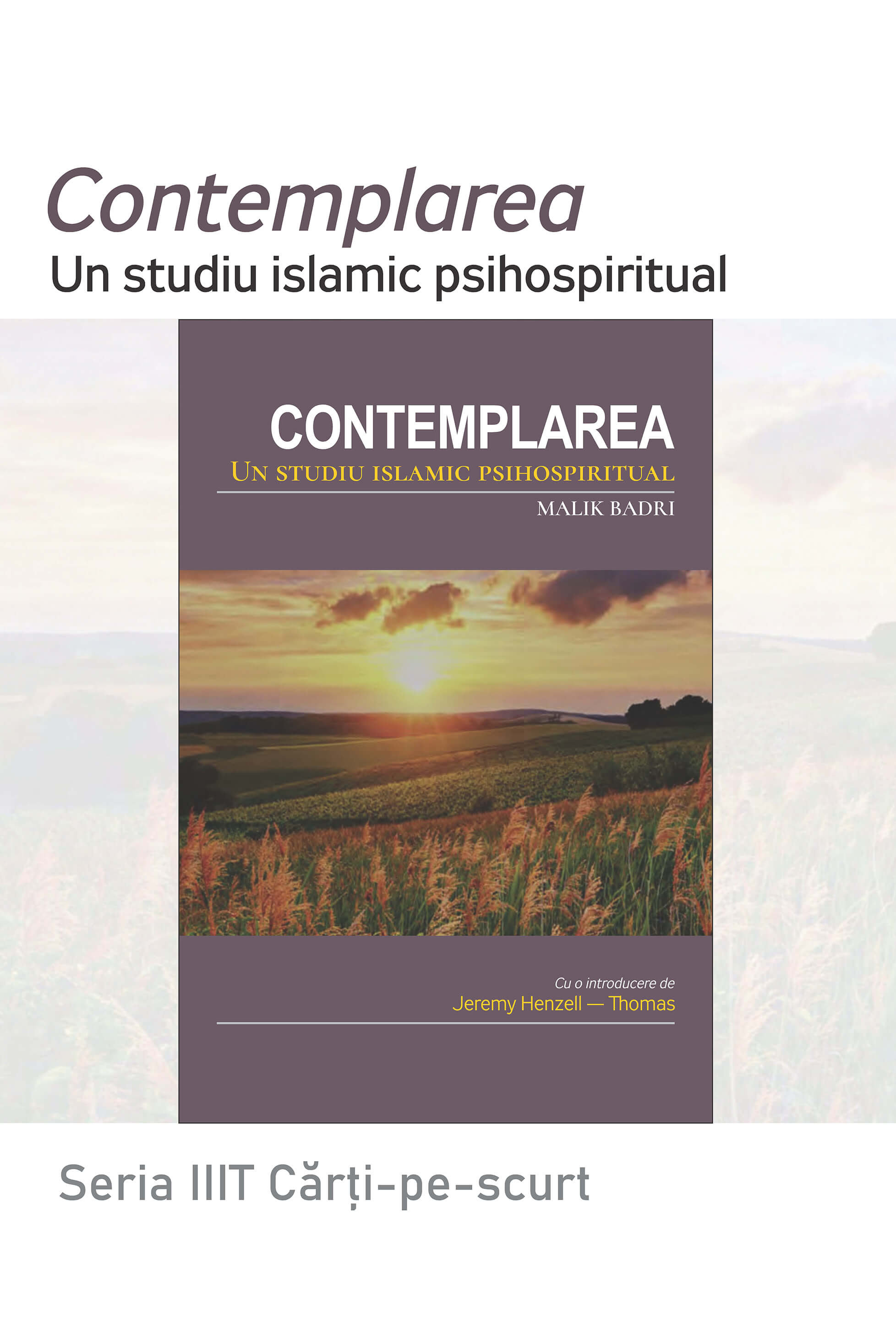 Romanian: Seria Cărți-pe-scurt: Contemplarea: Un studiu islamic psihospiritual (Book In Brief: Contemplation: An Islamic Psychospiritual Study)