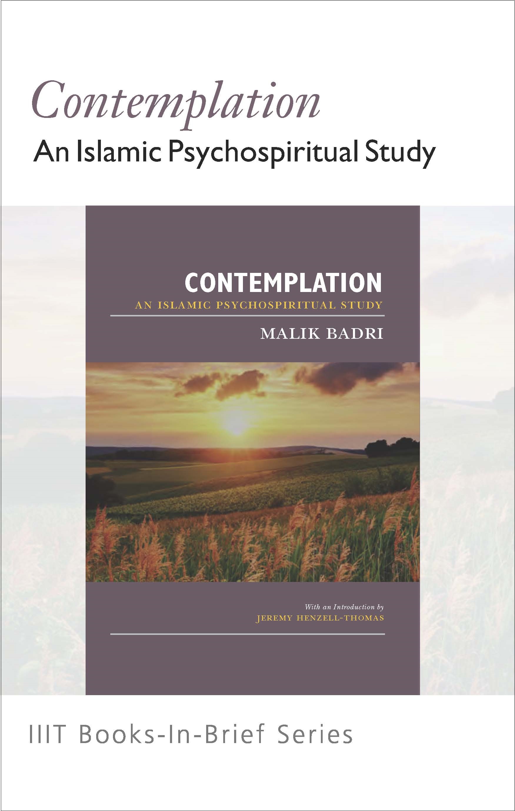 Books-in-Brief: Contemplation: An Islamic Psychospiritual Study (New Edition)