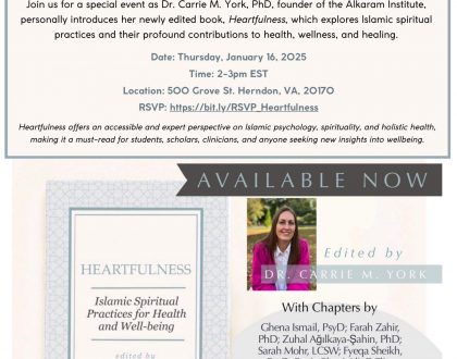 Book Introduction: Heartfulness – Islamic Spiritual Practices for Health and Well-Being