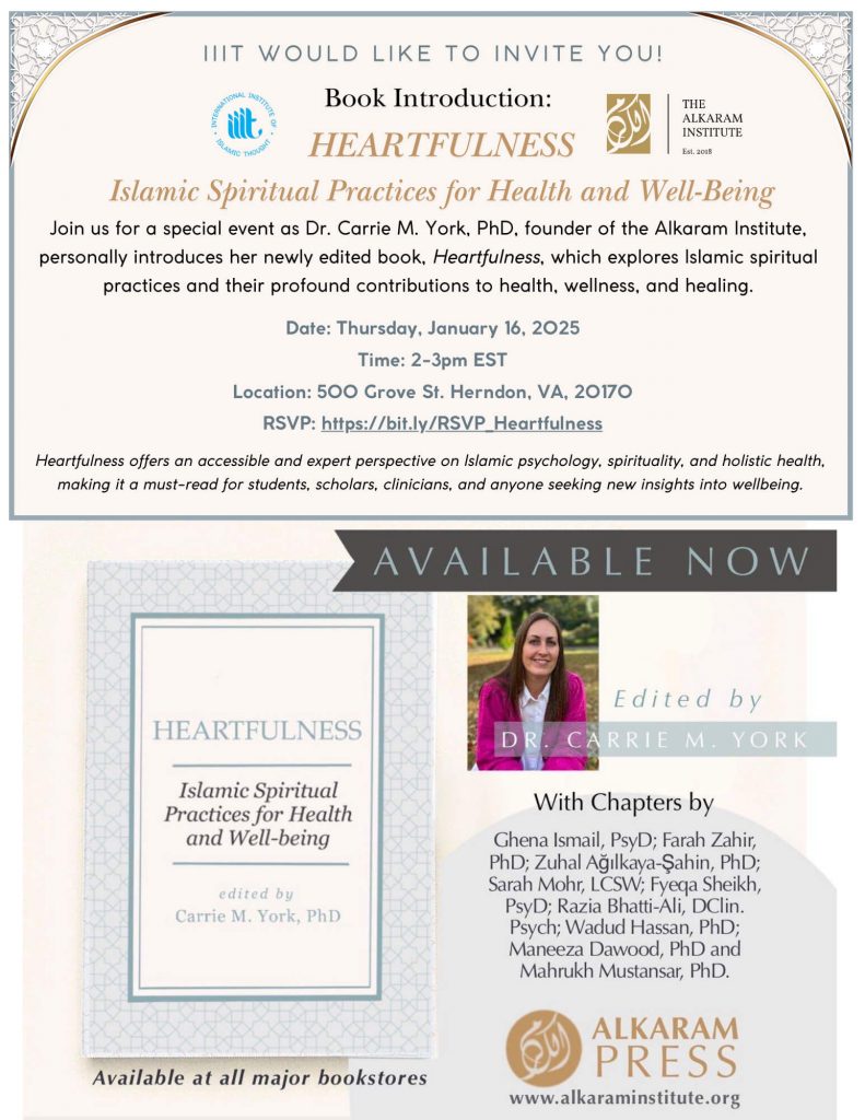 Book Introduction: Heartfulness – Islamic Spiritual Practices for Health and Well-Being