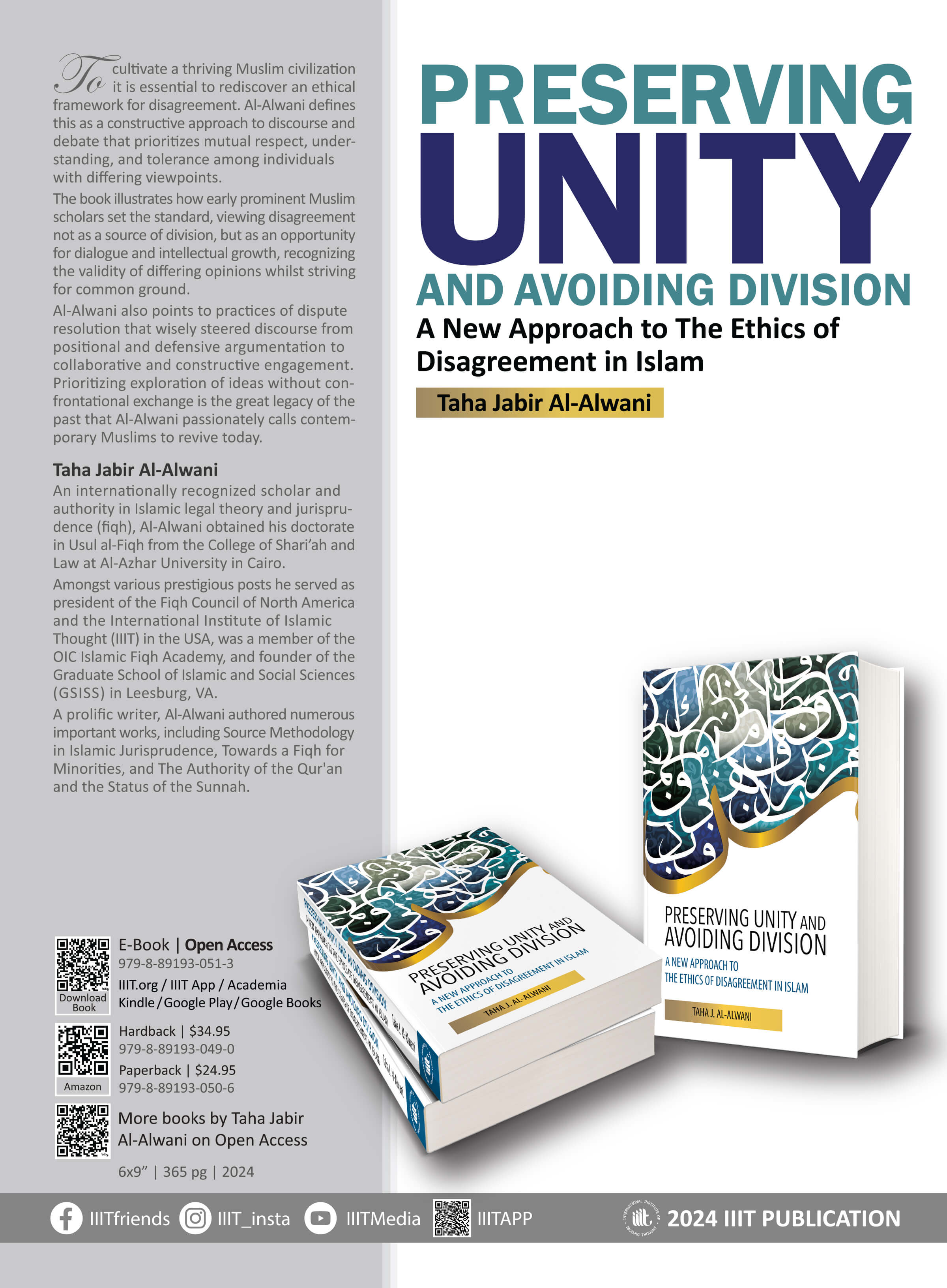 Preserving Unity and Avoiding Division: A New Approach to the Ethics of Disagreement in Islam