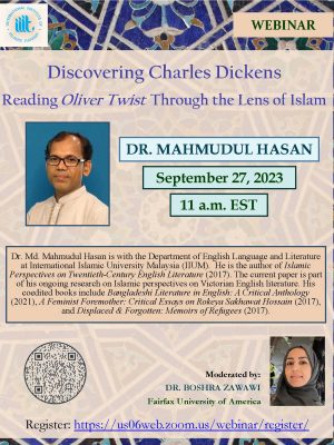Webinar Report: Discovering Charles Dickens: Reading Oliver Twist Through the Lens of Islam